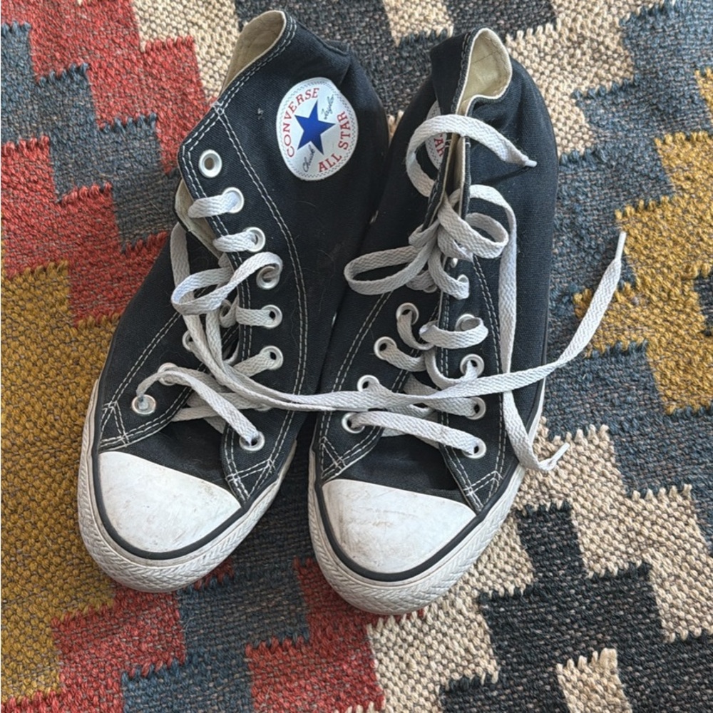 Converse Women’s Black and White High-Tops